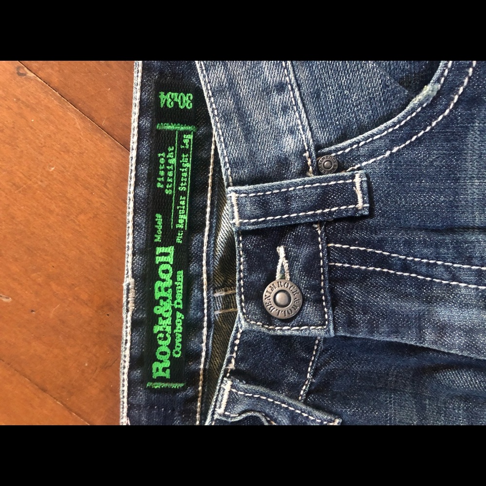 Rock & Roll Pistol Straight Jean 30x34